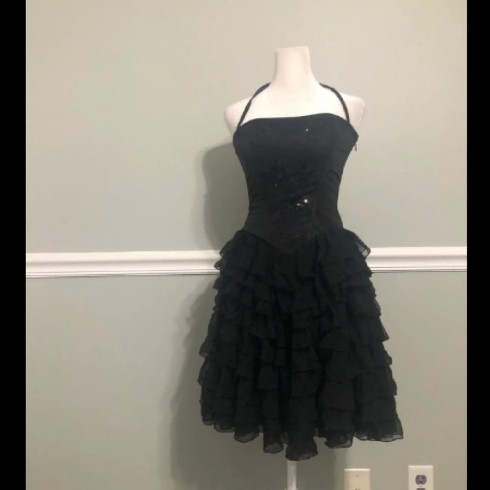 Vintage 2000s Betsey Johnson Goth Balletcore Dress